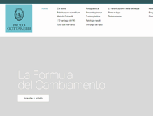 Tablet Screenshot of paologottarelli.it